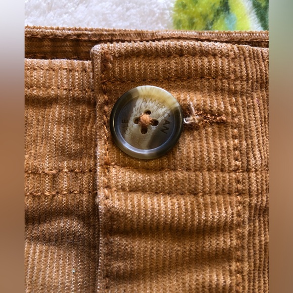 American Eagle Hi-Rise Button Front Corduroy Mini Skirt - Picture 4 of 9